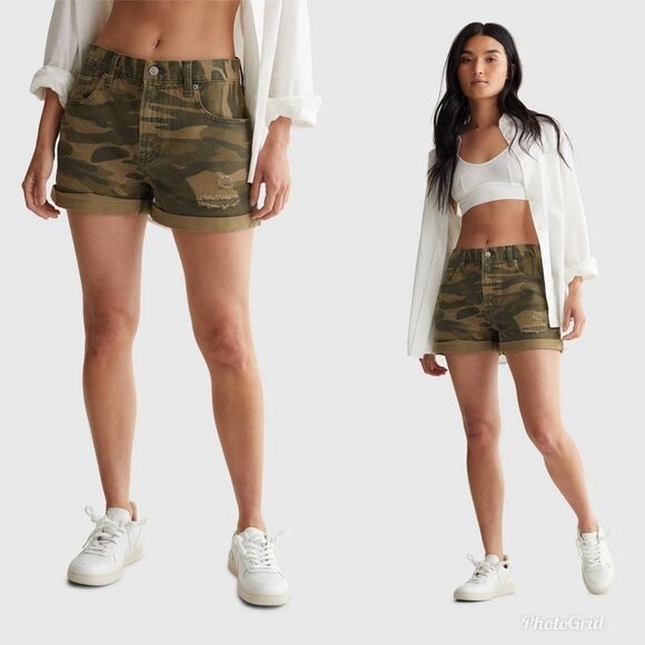 Lucky Brand Camo Camouflage Relaxed Fit Shorts - Picture 1 of 11